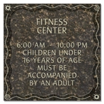 8-Line Room Sign