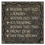 8-Line Directional Sign