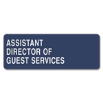 3-Line Room Sign