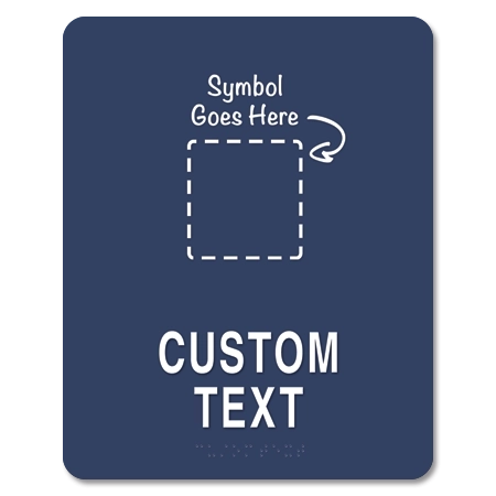 2-Line Custom Symbol Sign
