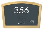 Room Number Sign - No Smoking