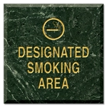 Designated Smoking Area w/Symbol