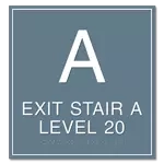 Stairway with Level Indicator