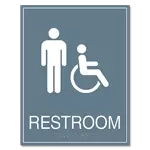 Restroom w/Male & Handicap Symbols