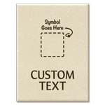 2-Line Custom Regulatory w/Symbol
