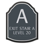 Stairway/Level Indicator - Fire Door Keep Closed