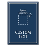 2-Line Custom Symbol Sign