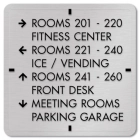 8-Line Directional Sign