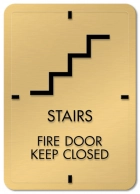 Stairs Sign w/Symbol