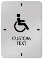 2-Line Custom Symbol Sign