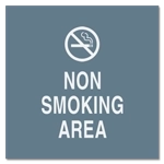 Non Smoking Area with Symbol