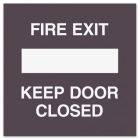 Fire Exit Keep Door Closed