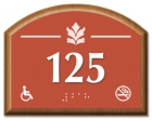 Room Number - No Smoking/Handicap Accessible