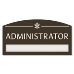 Custom Nameplate with insert