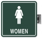 Perpendicular Overhead - Women w/Female Symbol