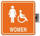 Perpendicular Overhead - Women w/Female & ISA Symbols
