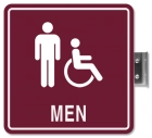 Perpendicular Overhead - Men w/Male & ISA Symbols