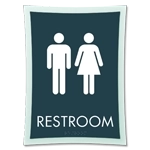 Restroom - w/Unisex Symbols