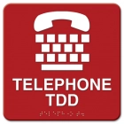 Telephone TDD w/ Braille