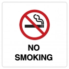 No Smoking w/ symbol - Black