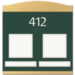 2 Slot Picture - Room Number
