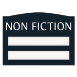 2-Line 2-Slot Library Sign
