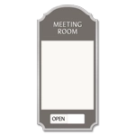 2-Line Area ID w/Window & Sliding Panel