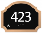 Room Number Sign - Handicap Accessible