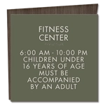 9-Line Room Sign