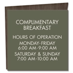8-Line General Information Sign