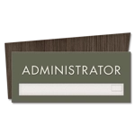 Nameplate Sign w/Title