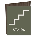 Stairs Sign w/Symbol
