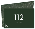 Room Number Sign - Handicap Accessible
