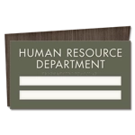2 Slot Suite/Dept. ID Sign