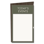 2-Line Informational Sign w/Insert Slot