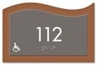 Room Number Sign - Handicap Accessible