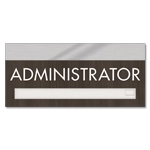 Nameplate Sign w/Title