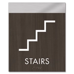 Stairs Sign w/Symbol