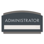 Nameplate Sign w/Title