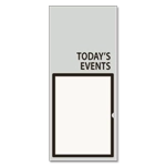 2-Line Informational Sign w/Insert Slot