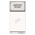 2-Line Meeting Room w/Window Slot & Sliding Panel