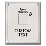 2-Line Custom Symbol Sign