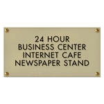 4-Line Room Sign