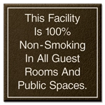 This Facility Is 100% Non-Smoking - Wall Version