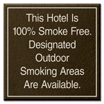 This Hotel Is 100% Smoke Free - Wall Version