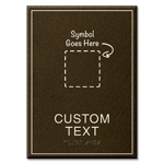 2-Line Custom Symbol Sign