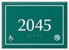 Room Number - Handicap Accessible/No Smoking