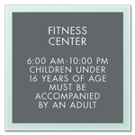 8-Line Room Sign