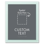 2-Line Custom Symbol Sign
