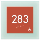 Room Number Sign - Handicap Accessible